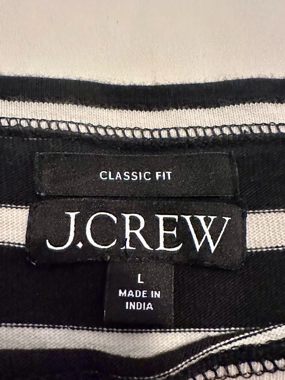 J. Crew 100% cotton